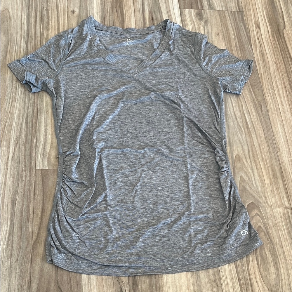 GAP Heather Gray V-Neck Tee